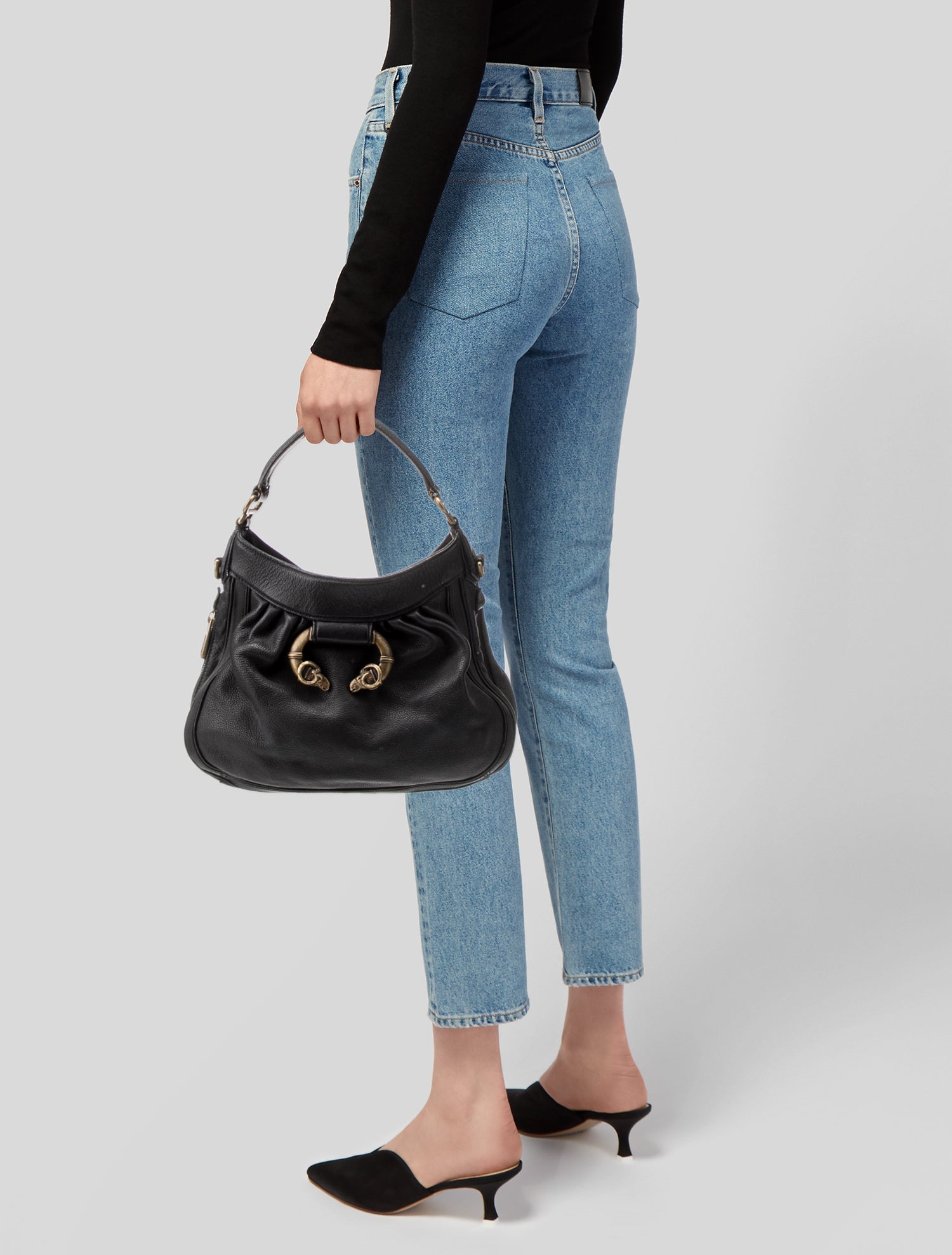 Derek Lam Leather Top Handle Bag