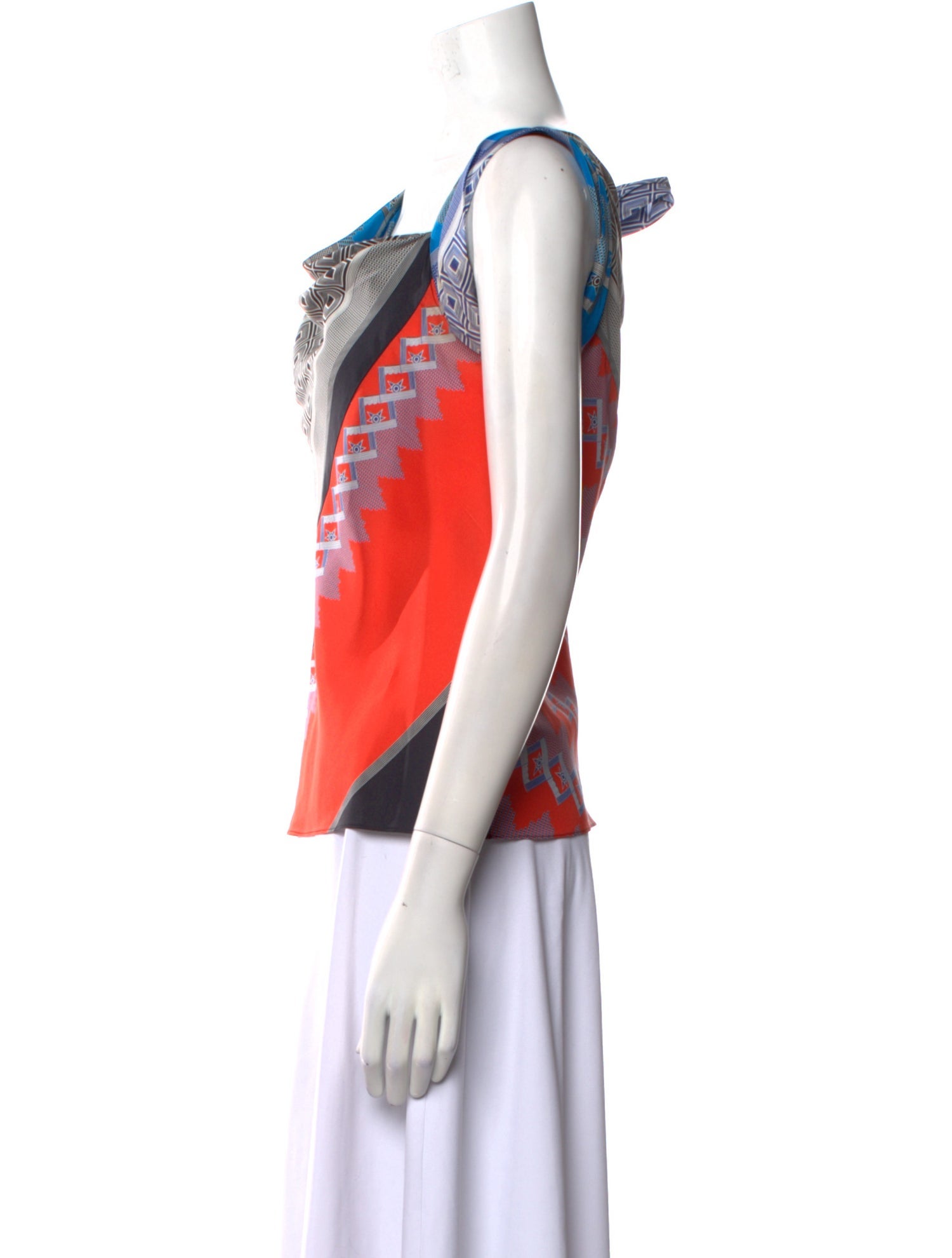 Derek Lam Silk Printed Top