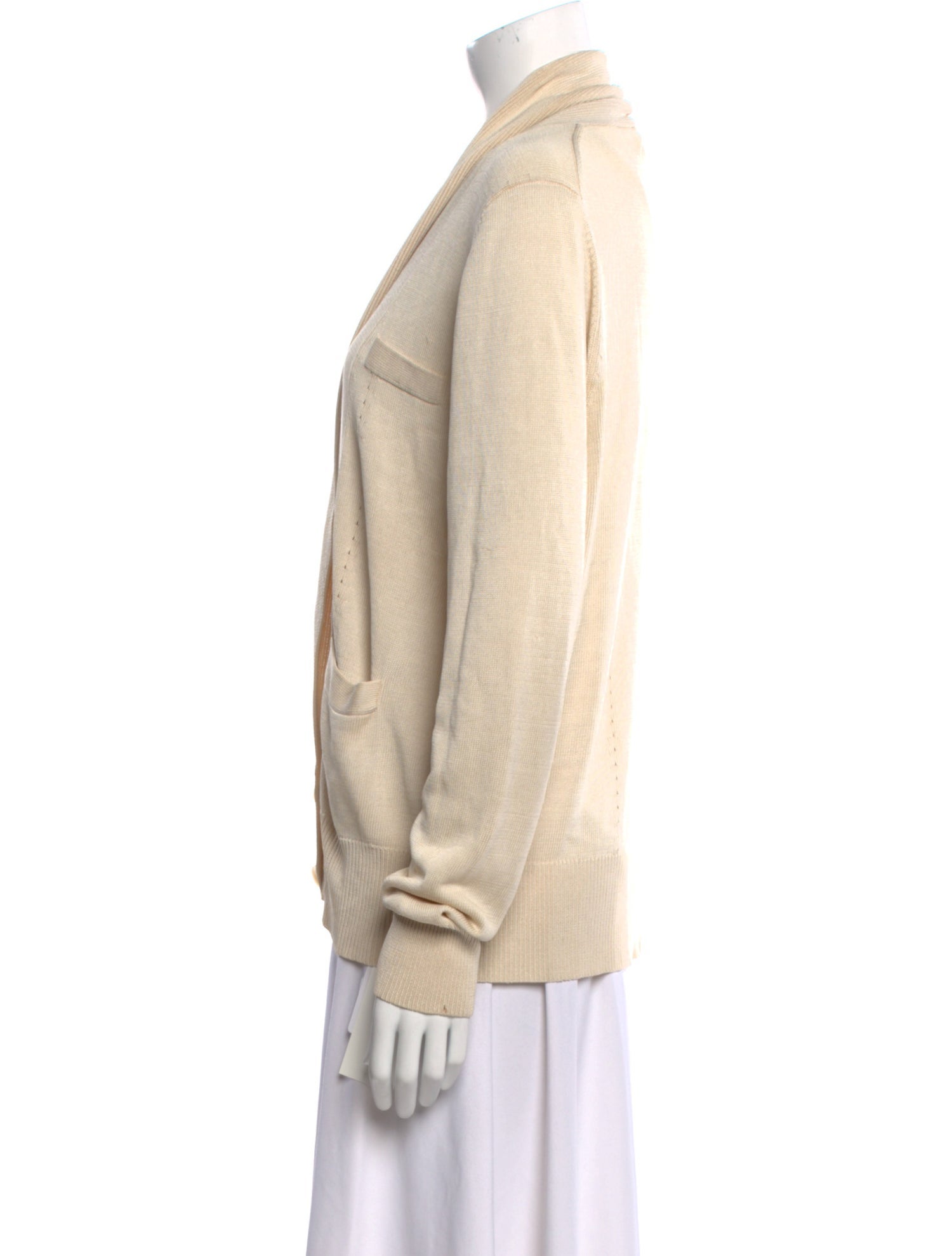 Derek Lam Silk V-Neck Sweater