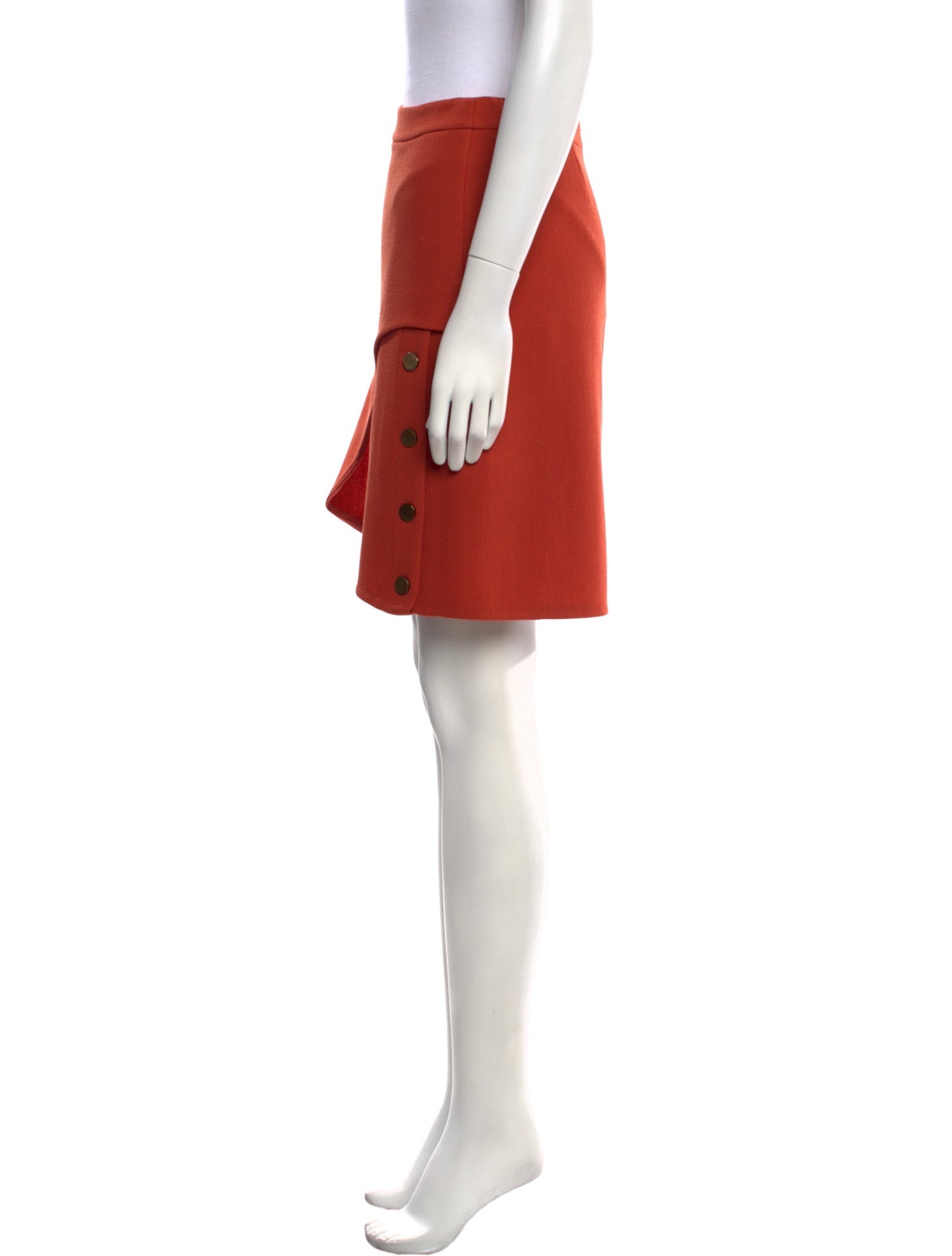 Derek Lam Virgin Wool Knee-Length Skirt