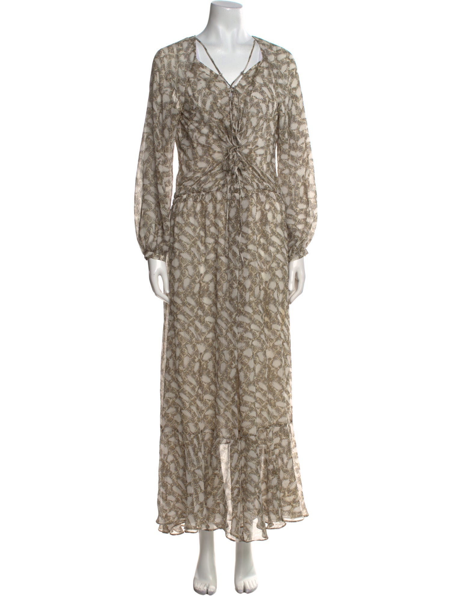 Derek Lam Silk Long Dress