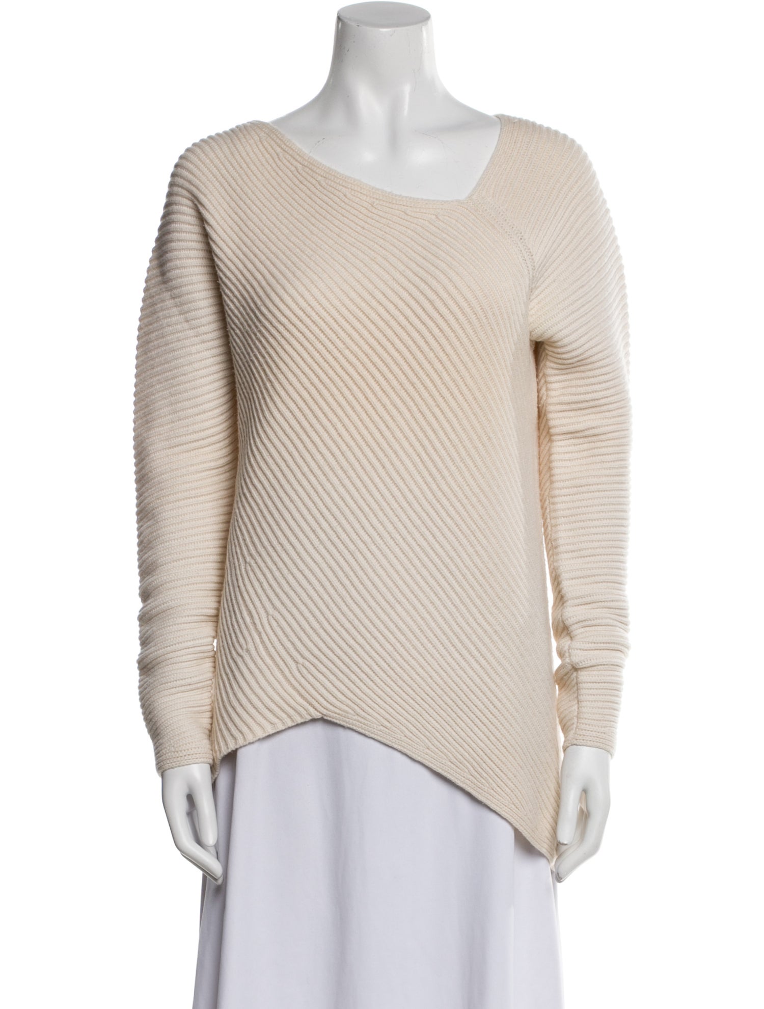 Derek Lam Cashmere Bateau Neckline Sweater