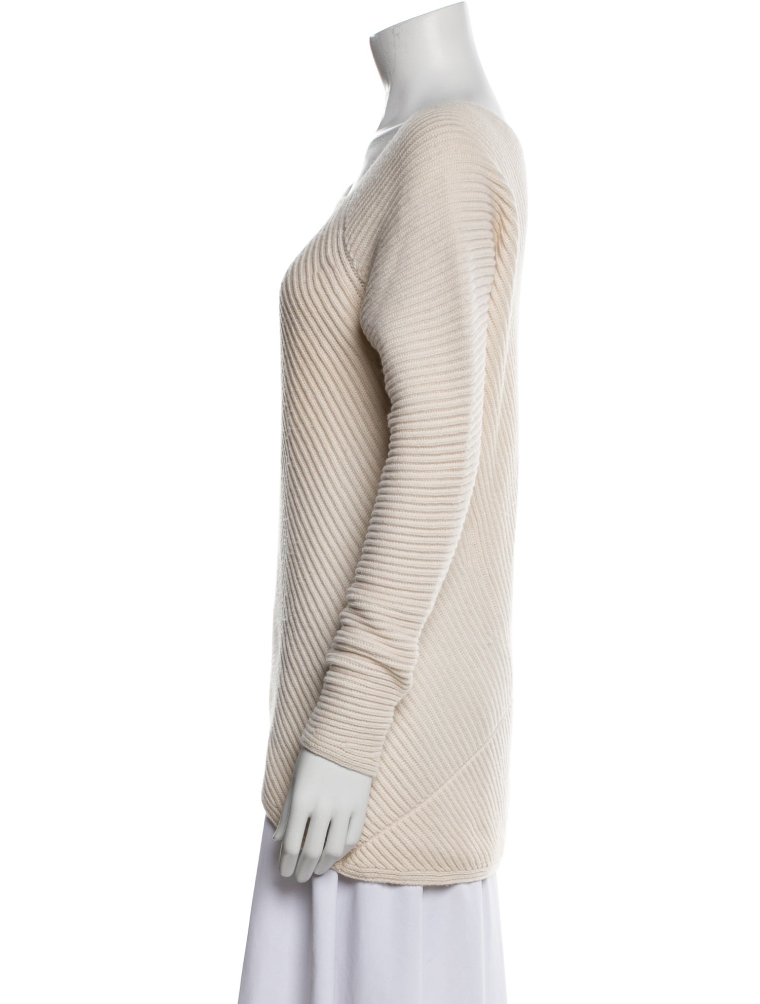 Derek Lam Cashmere Bateau Neckline Sweater