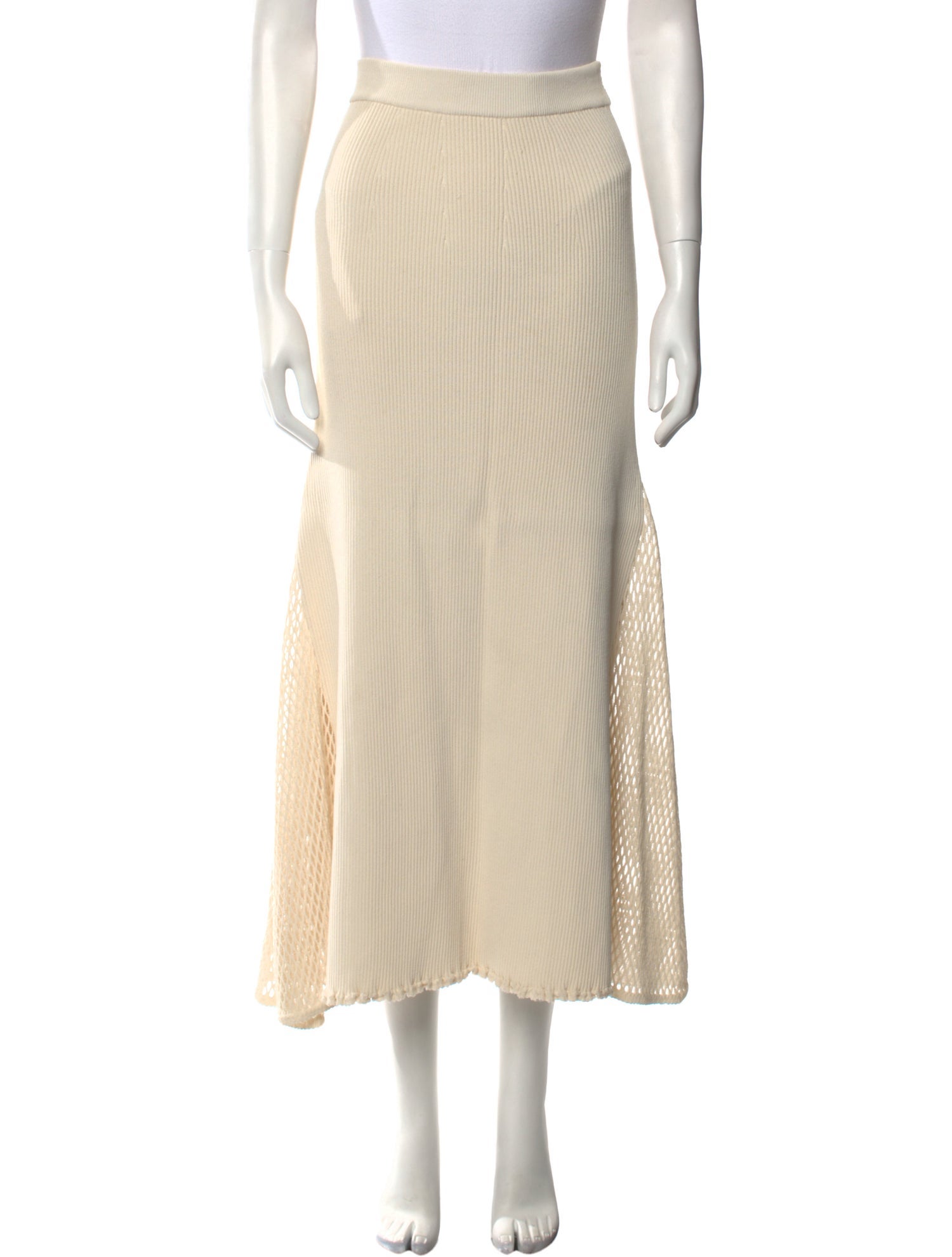 Derek Lam Braided Accents Midi Length Skirt