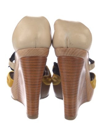 Derek Lam Satin Colorblock Pattern Sandals