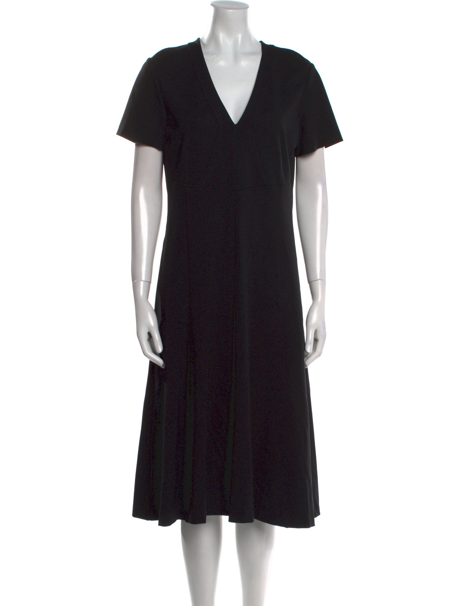 Derek Lam V-Neck Midi Length Dress