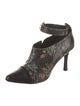 Derek Lam Embossed Leather Floral Print Boots