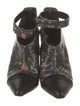 Derek Lam Embossed Leather Floral Print Boots