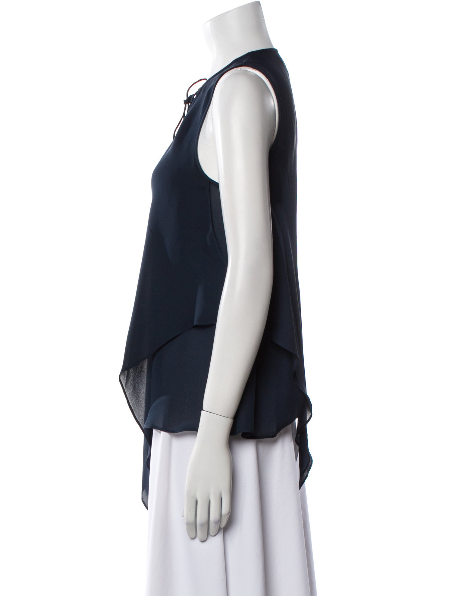 Derek Lam Silk V-Neck Blouse