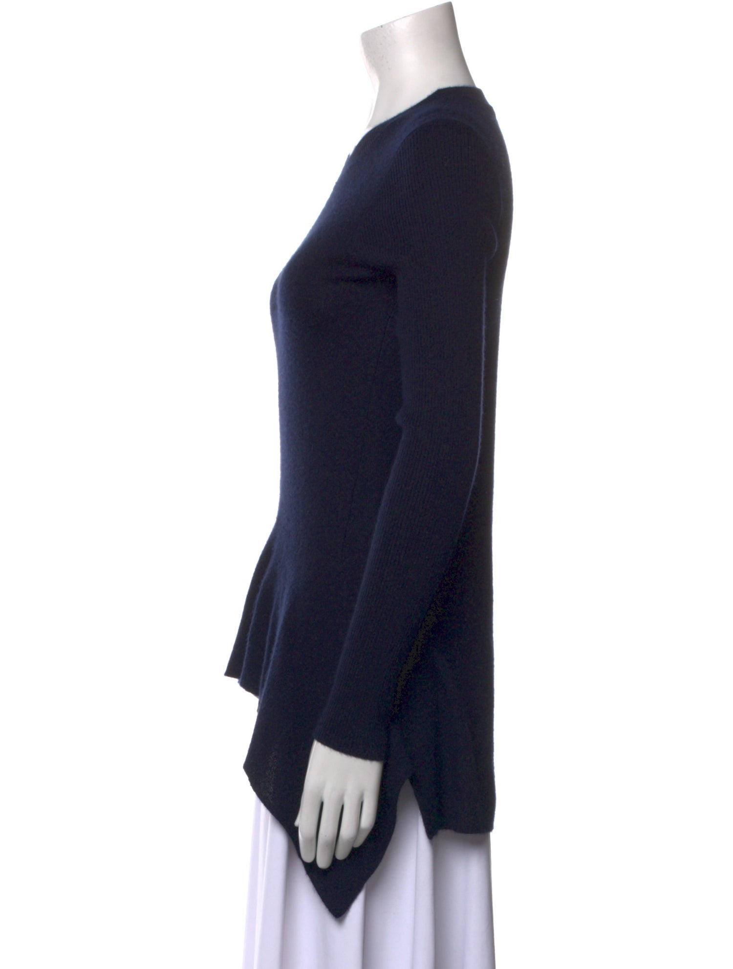 Derek Lam Crew Neck Long Sleeve Top