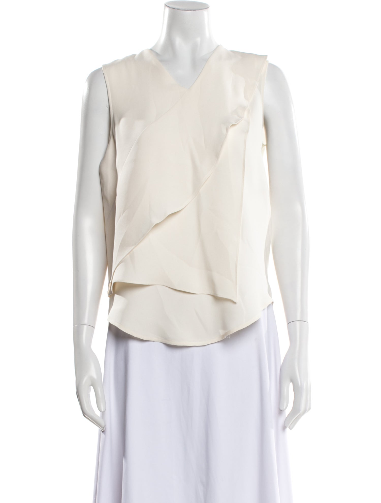 Derek Lam Silk V-Neck Blouse