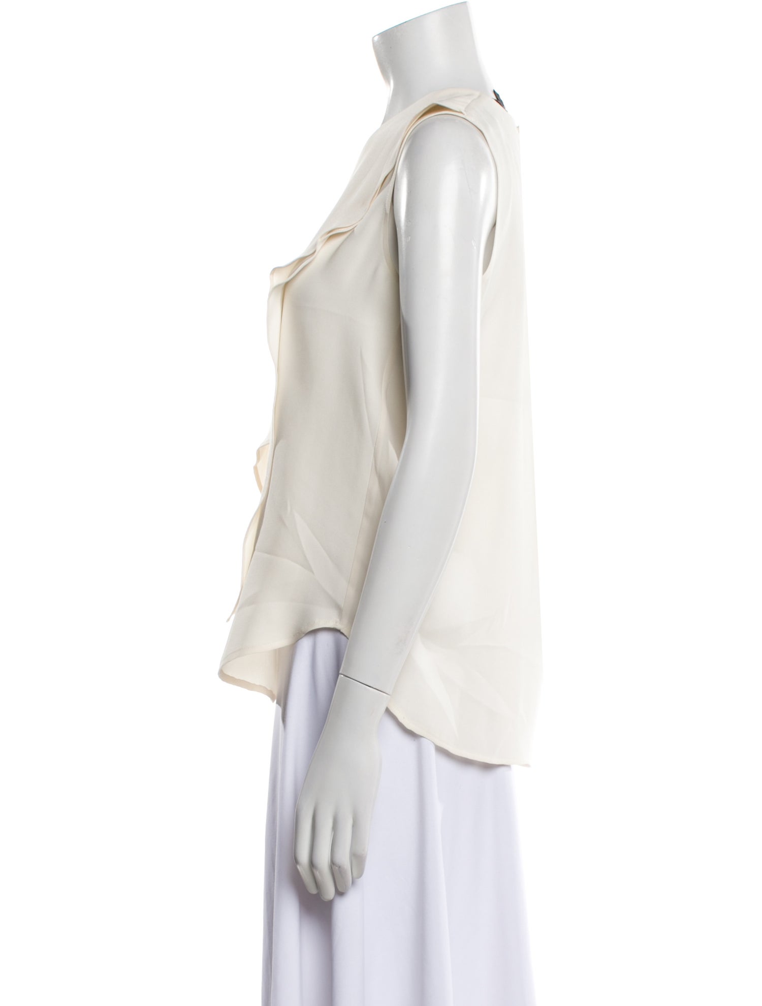Derek Lam Silk V-Neck Blouse