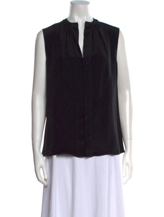 Derek Lam V-Neck Sleeveless Blouse