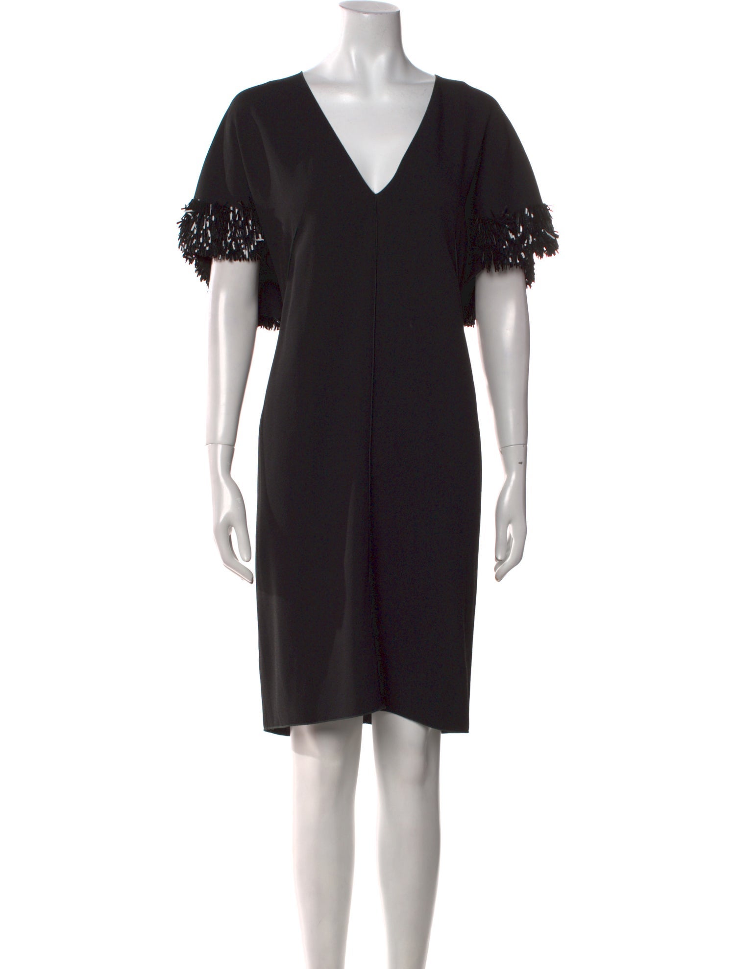 Derek Lam V-Neck Knee-Length Dress