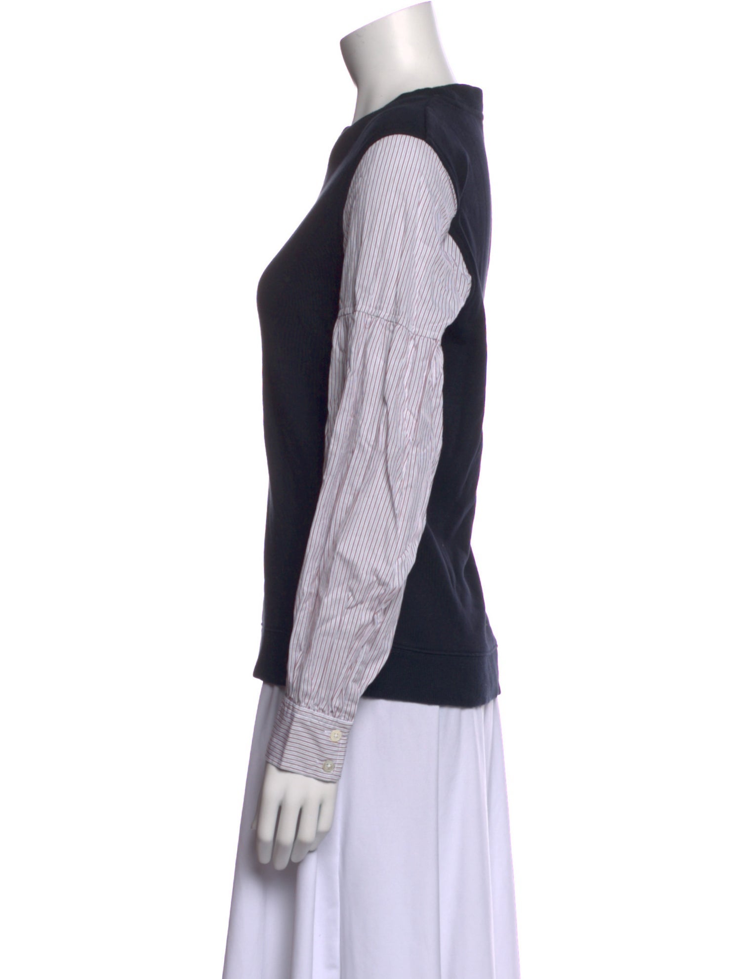 Derek Lam Crew Neck Long Sleeve Sweatshirt