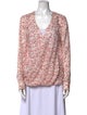 Derek Lam Silk Printed Blouse