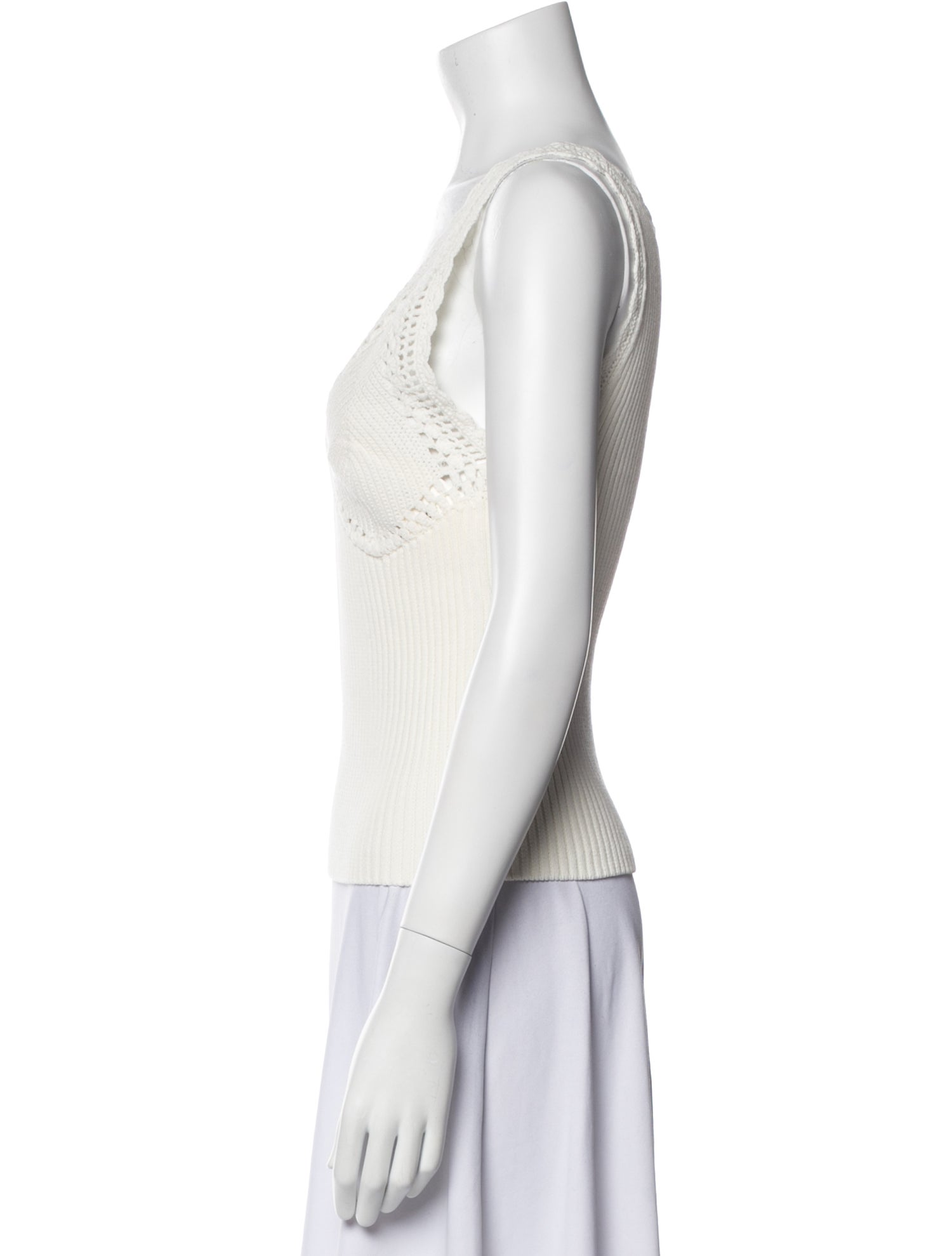 Derek Lam V-Neck Sleeveless Top w/ Tags