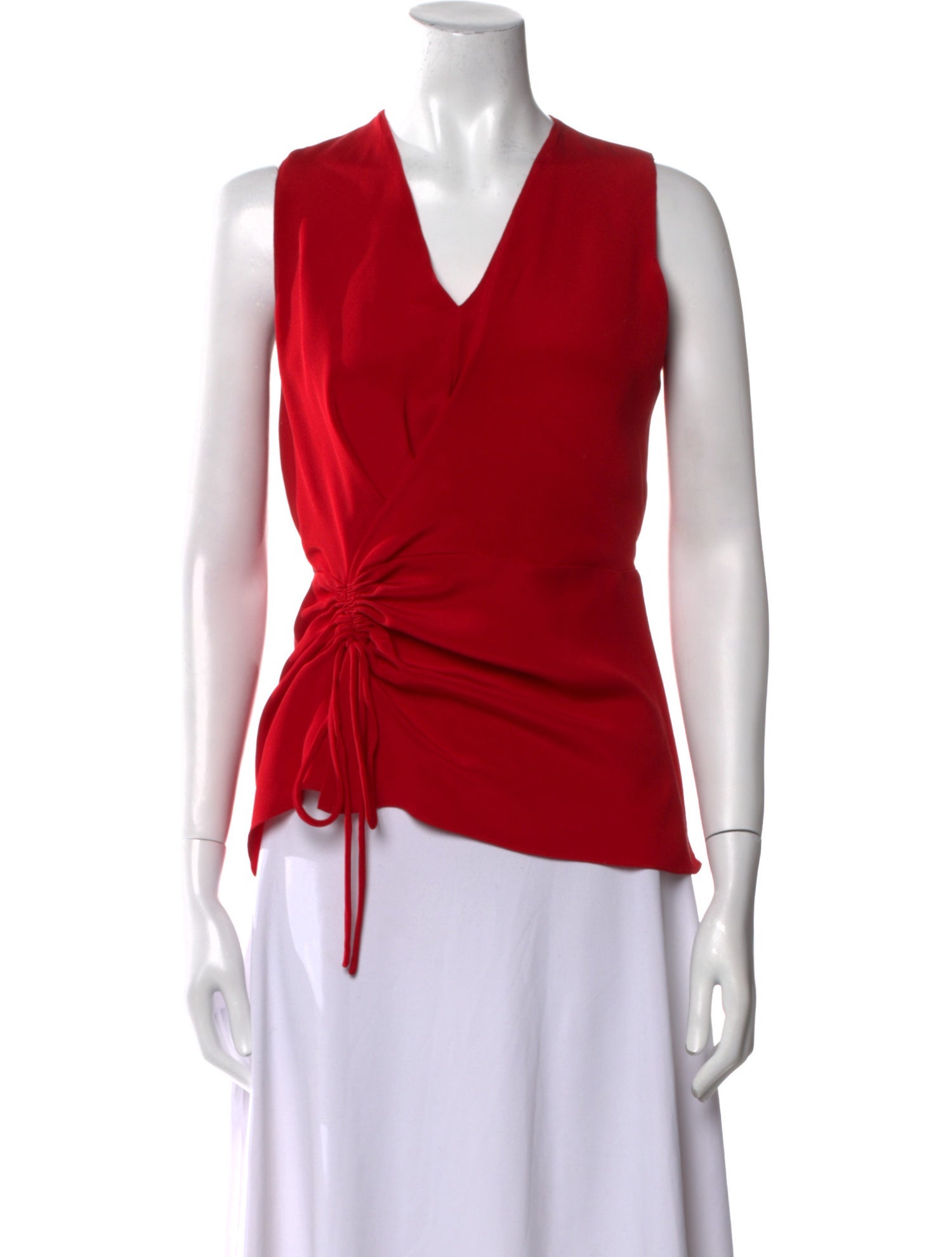 Derek Lam Silk V-Neck Blouse