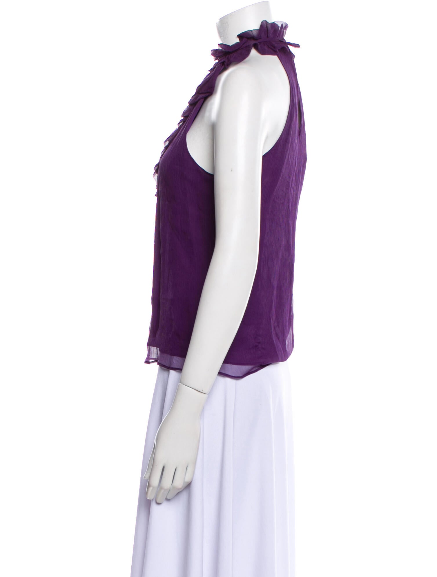 Derek Lam Silk Strapless Blouse