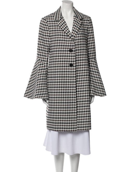 Derek Lam Houndstooth Print Coat