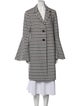 Derek Lam Houndstooth Print Coat