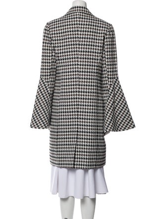 Derek Lam Houndstooth Print Coat