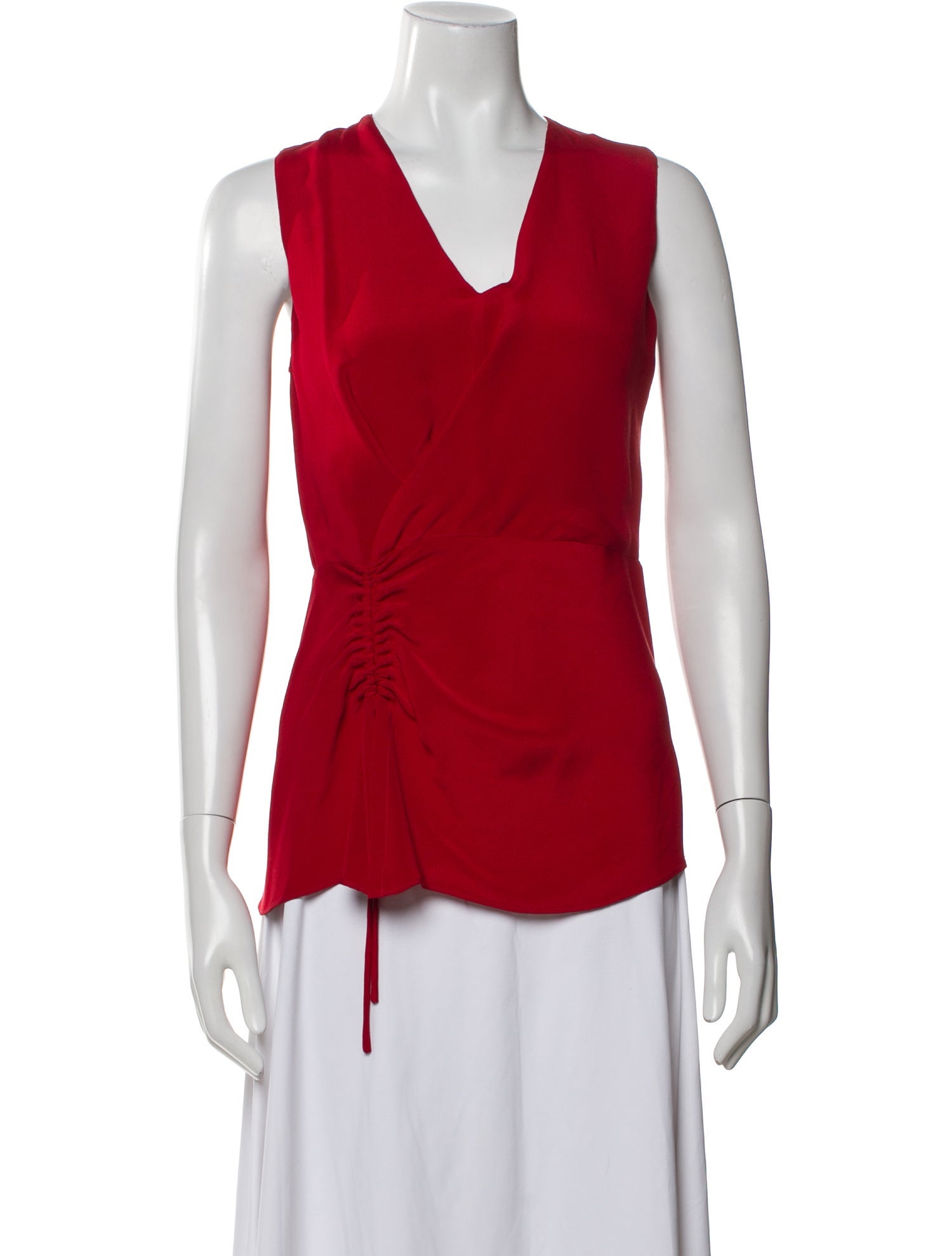 Derek Lam Silk V-Neck Blouse