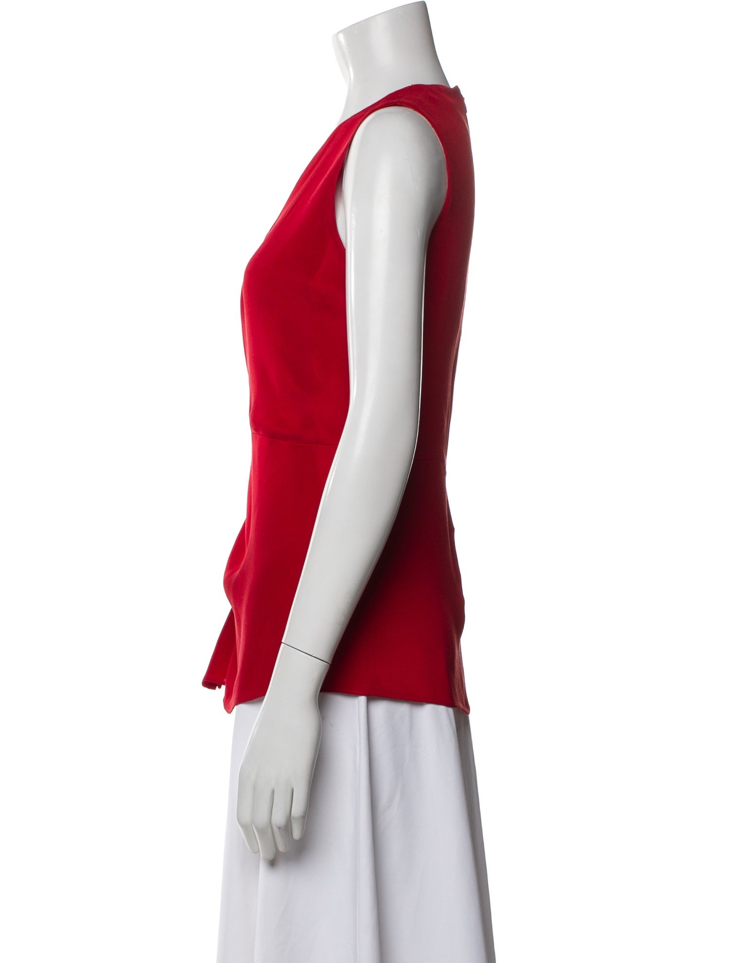 Derek Lam Silk V-Neck Blouse
