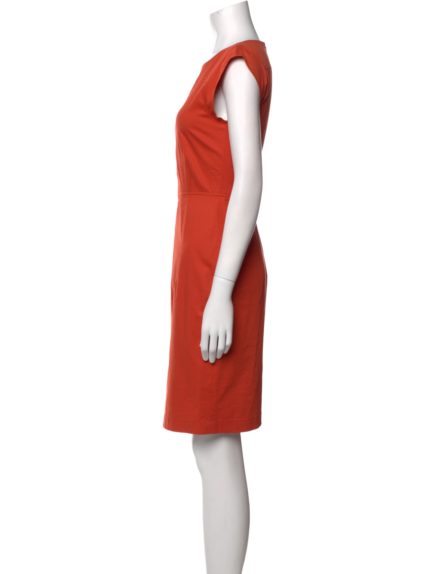 Derek Lam Scoop Neck Knee-Length Dress