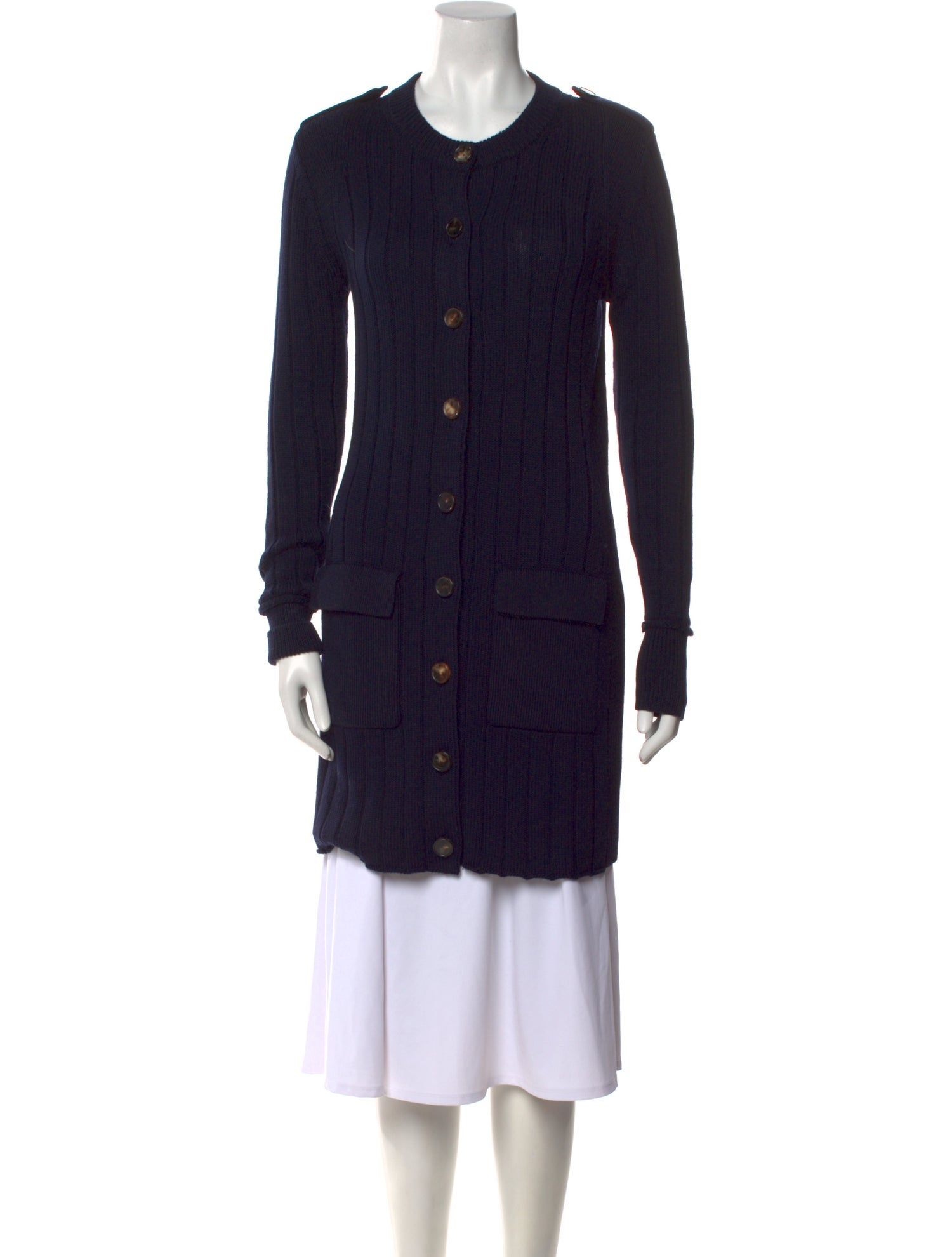 Derek Lam Merino Wool Scoop Neck Sweater