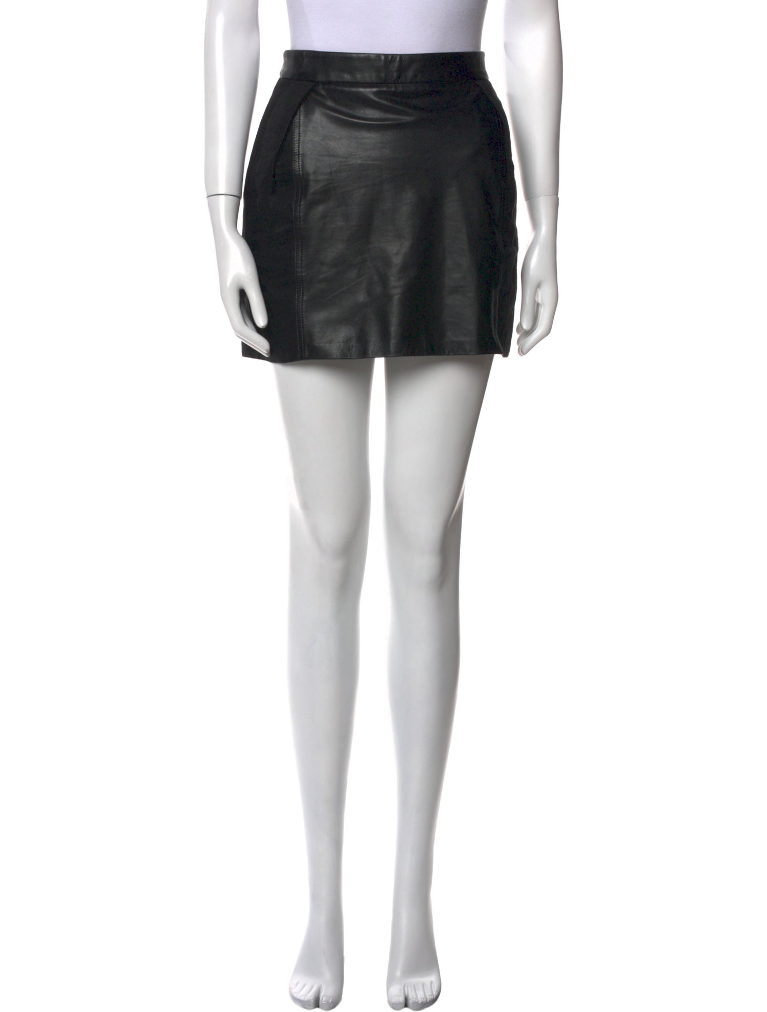 Derek Lam Leather Mini Skirt