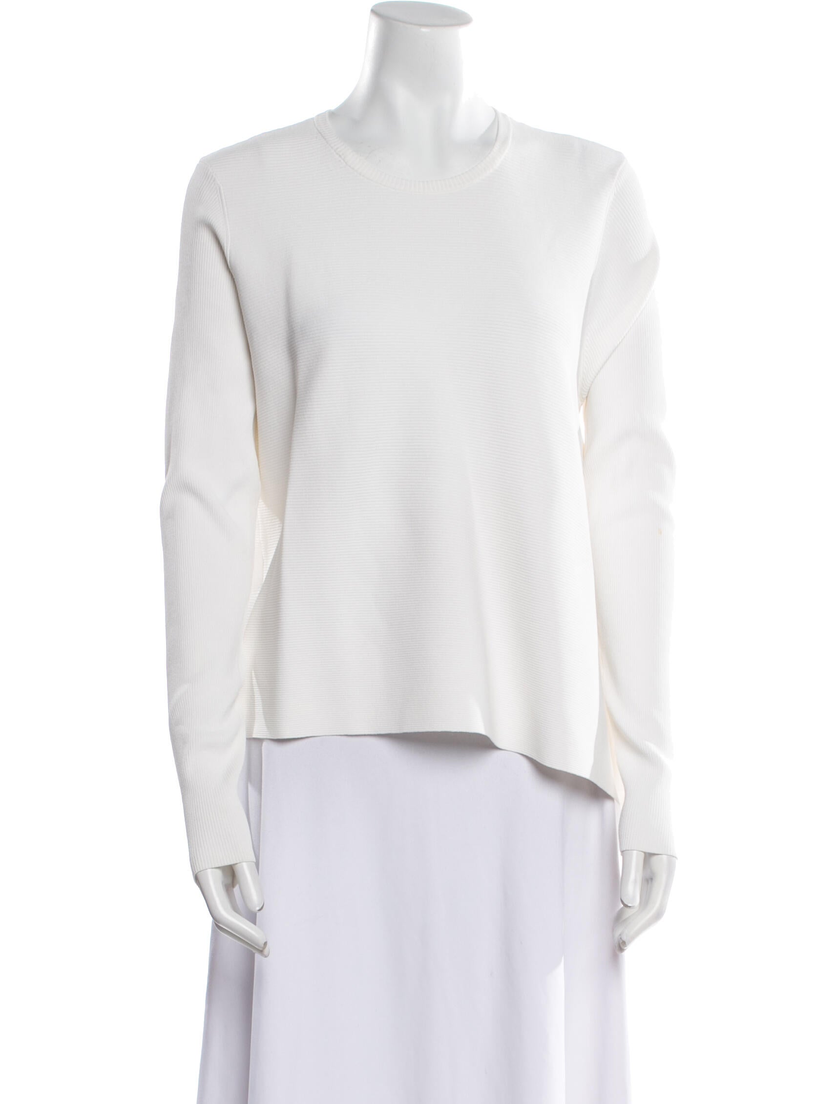 Derek Lam Crew Neck Long Sleeve T-Shirt