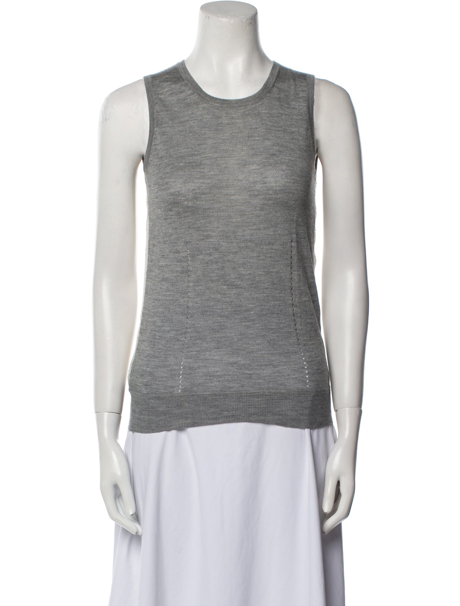 Derek Lam Cashmere Scoop Neck Top