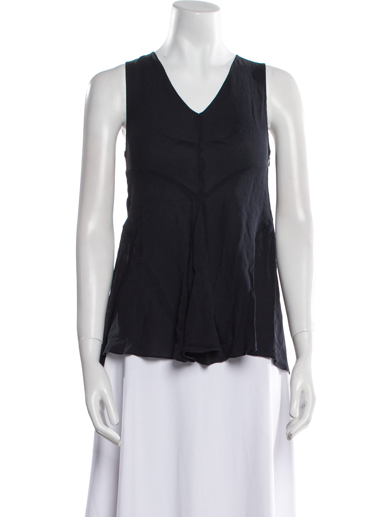 Derek Lam Silk V-Neck Blouse