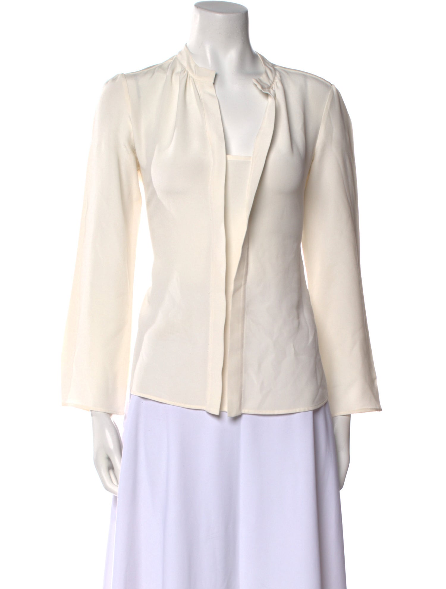 Derek Lam Silk V-Neck Blouse