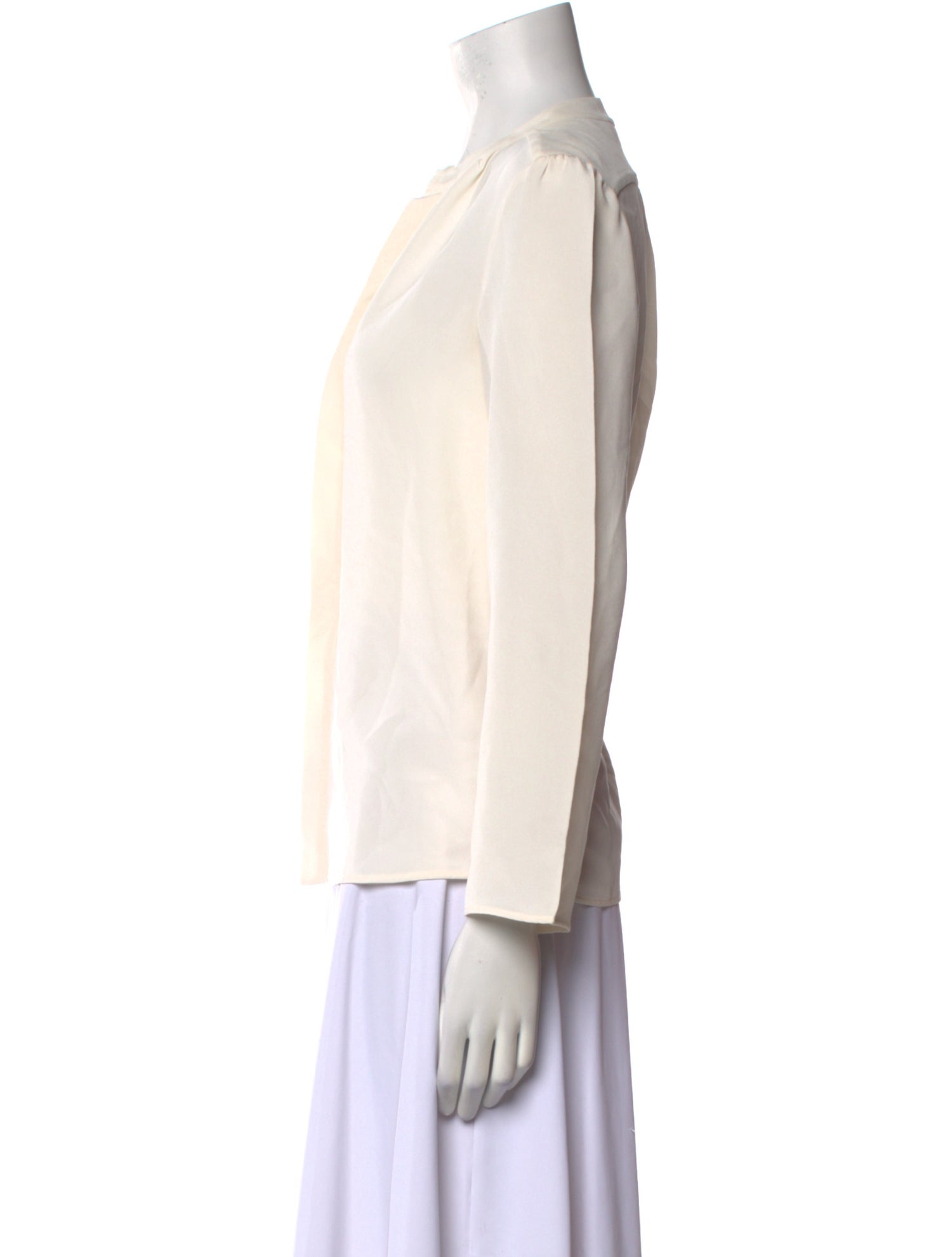 Derek Lam Silk V-Neck Blouse