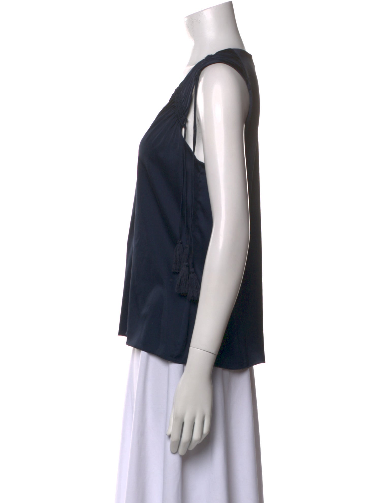 Derek Lam V-Neck Sleeveless Blouse