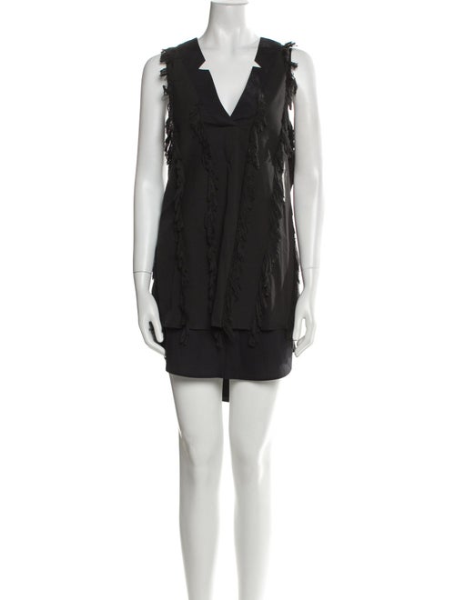 Derek Lam V-Neck Mini Dress
