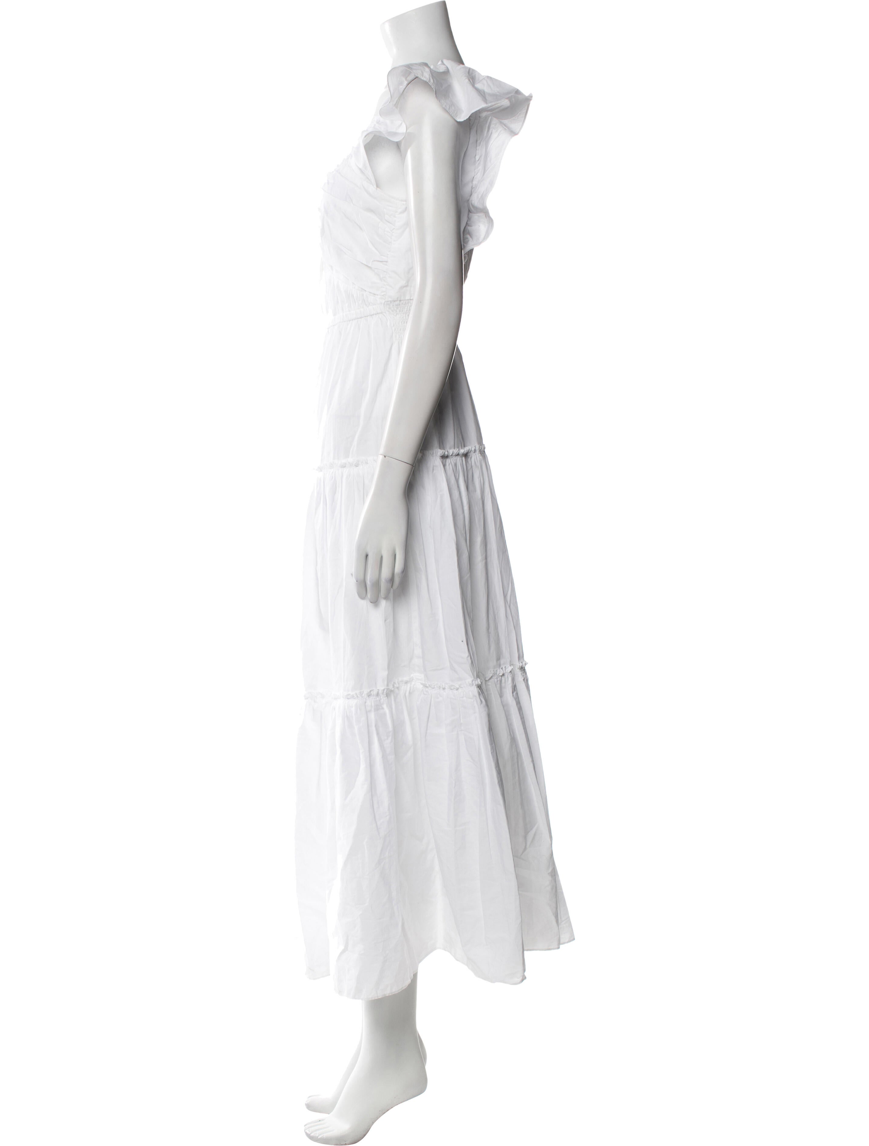 Derek Lam V-Neck Long Dress