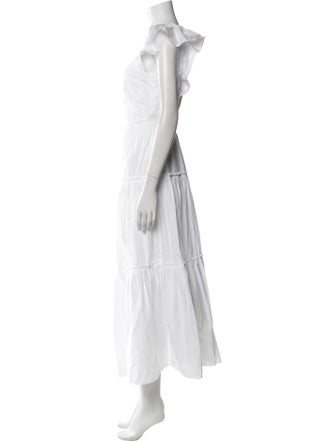 Derek Lam V-Neck Long Dress