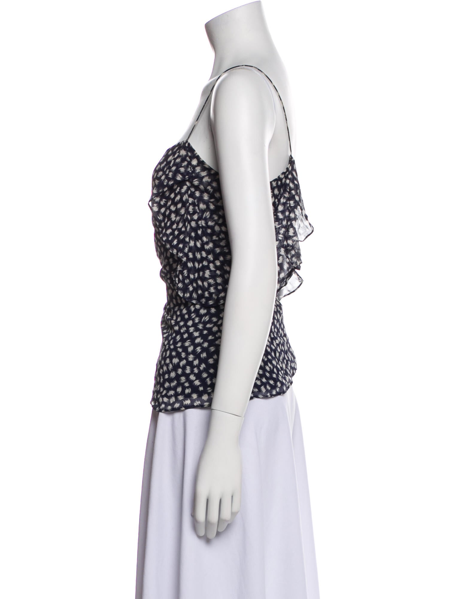 Derek Lam Silk Printed Top