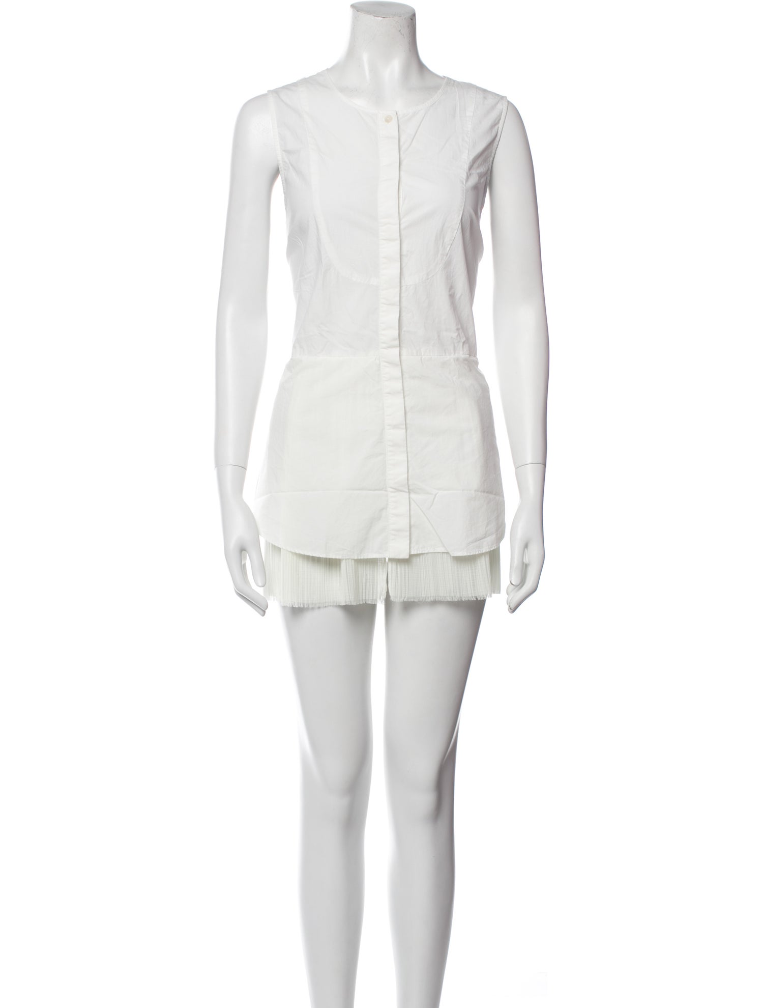 Derek Lam Scoop Neck Mini Dress