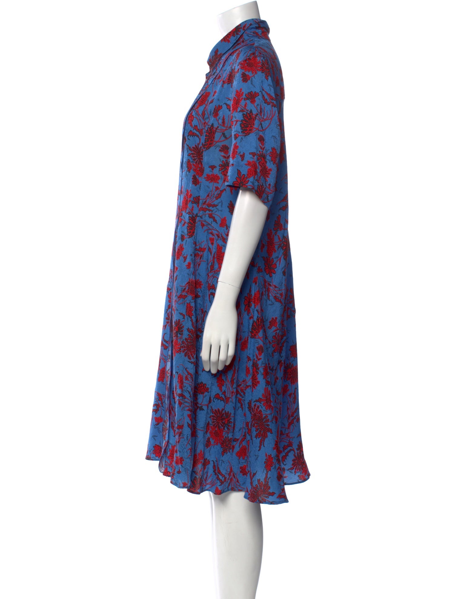 Derek Lam Silk Midi Length Dress