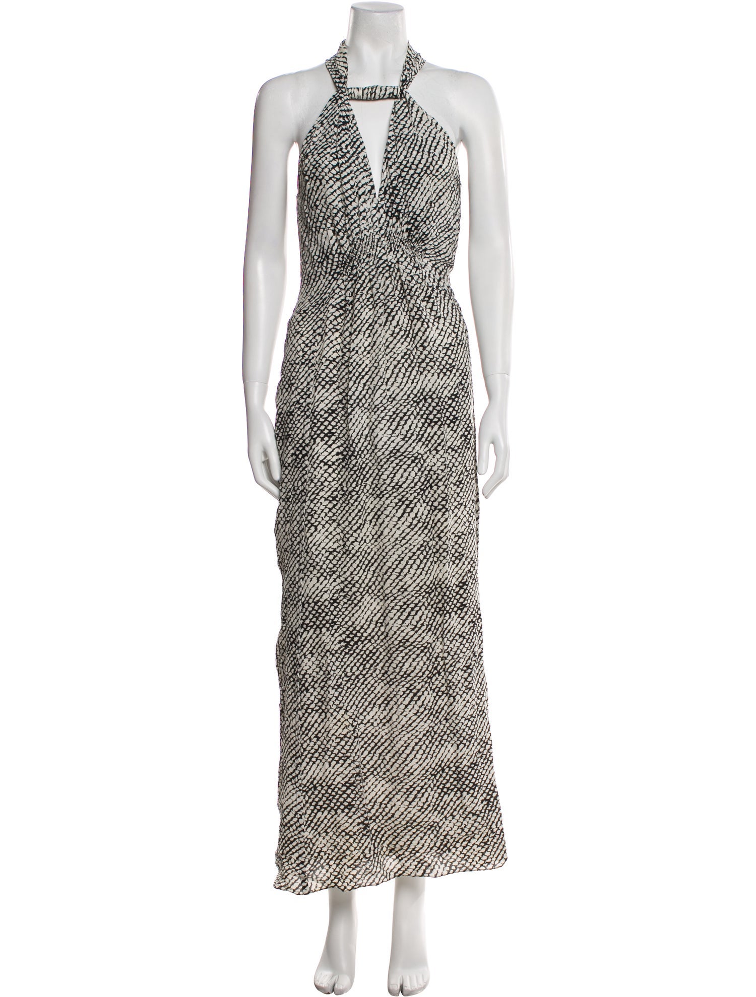 Derek Lam Printed Long Dress