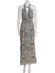 Derek Lam Printed Long Dress