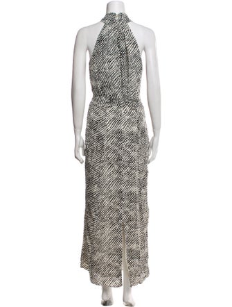 Derek Lam Printed Long Dress