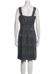 Derek Lam Plaid Print Knee-Length Dress