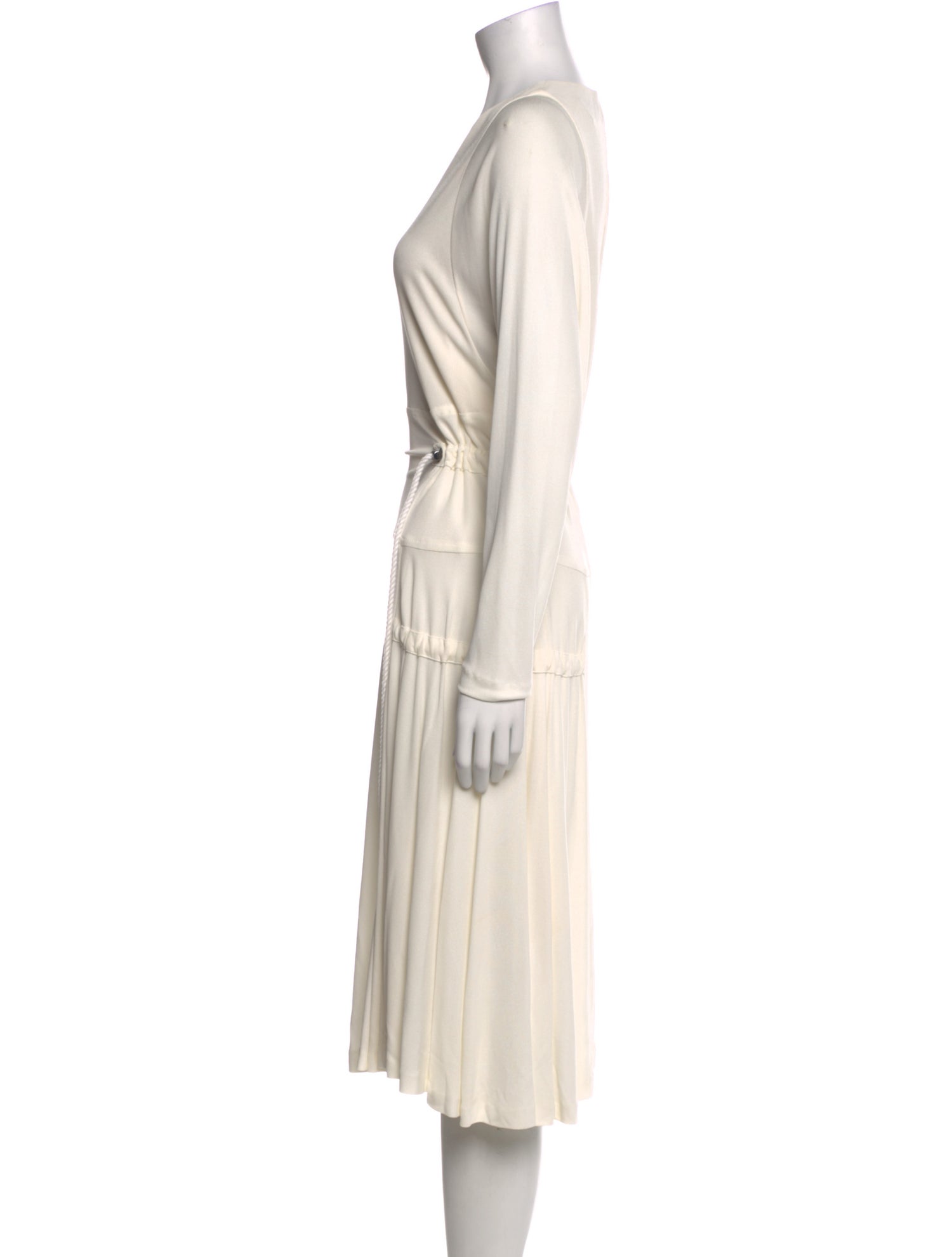 Derek Lam Crew Neck Midi Length Dress