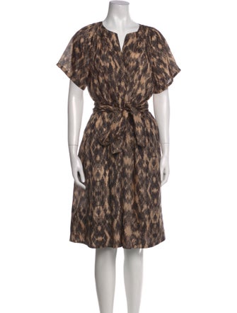 Derek Lam Silk Midi Length Dress