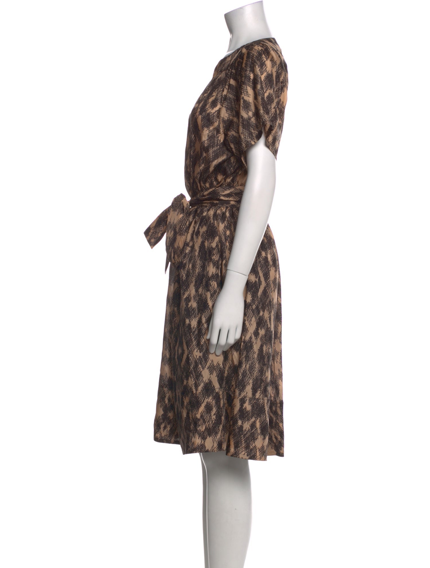 Derek Lam Silk Midi Length Dress